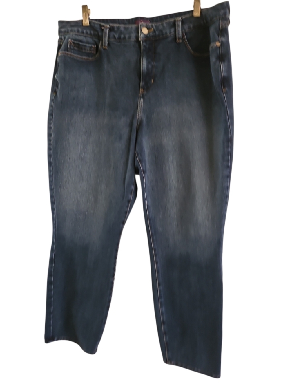 NYDJ Ira Jeans Size 14W Relaxed Ankle Lift Tuck Technology Stretch